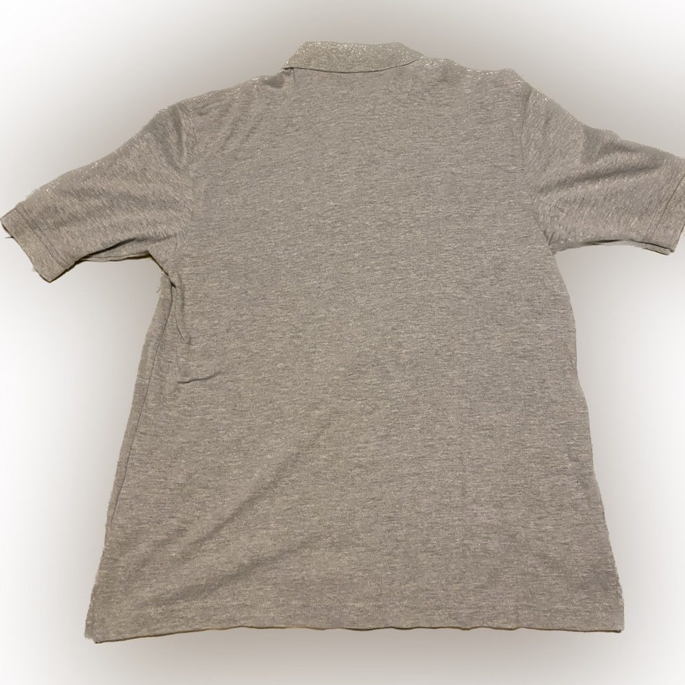 Men's HeadlineNews A CNN Network Grey Short Sleeve Polo Button Up Small Shirt - Picture 3 of 7